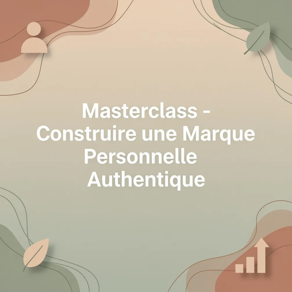 Masterclass - Construire une Marque Personnelle Authentique