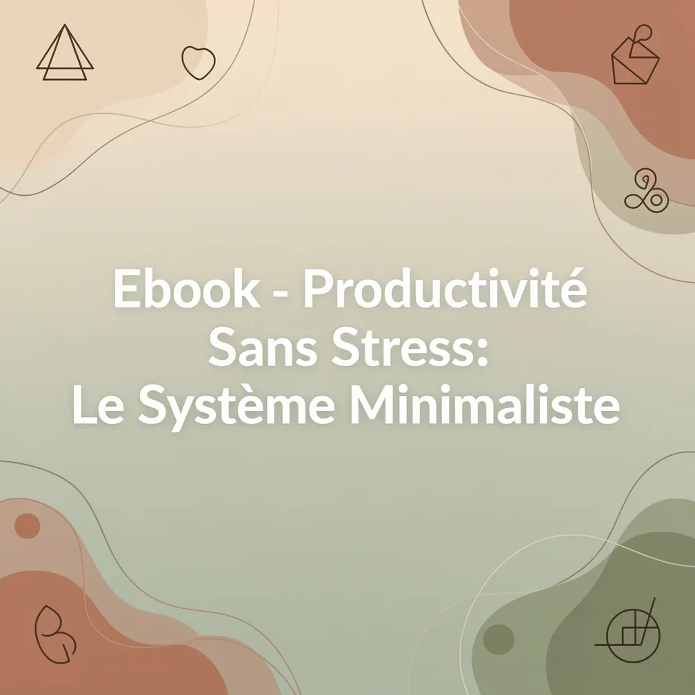 Ebook - Productivité Sans Stress: Le Système Minimaliste