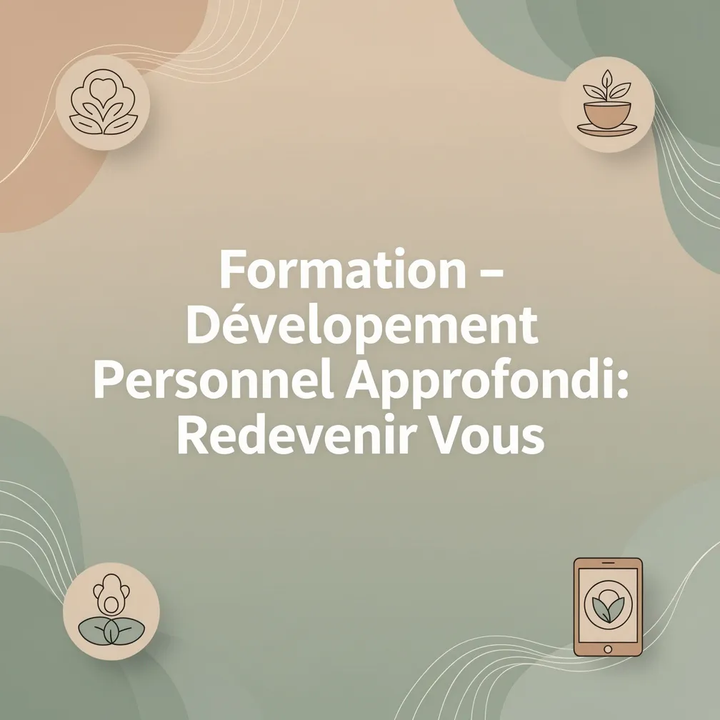 Formation - Développement Personnel Approfondi: Redevenir Vous