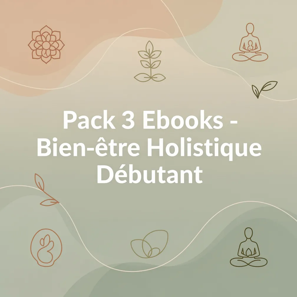 Pack 3 Ebooks - Bien-être Holistique Débutant